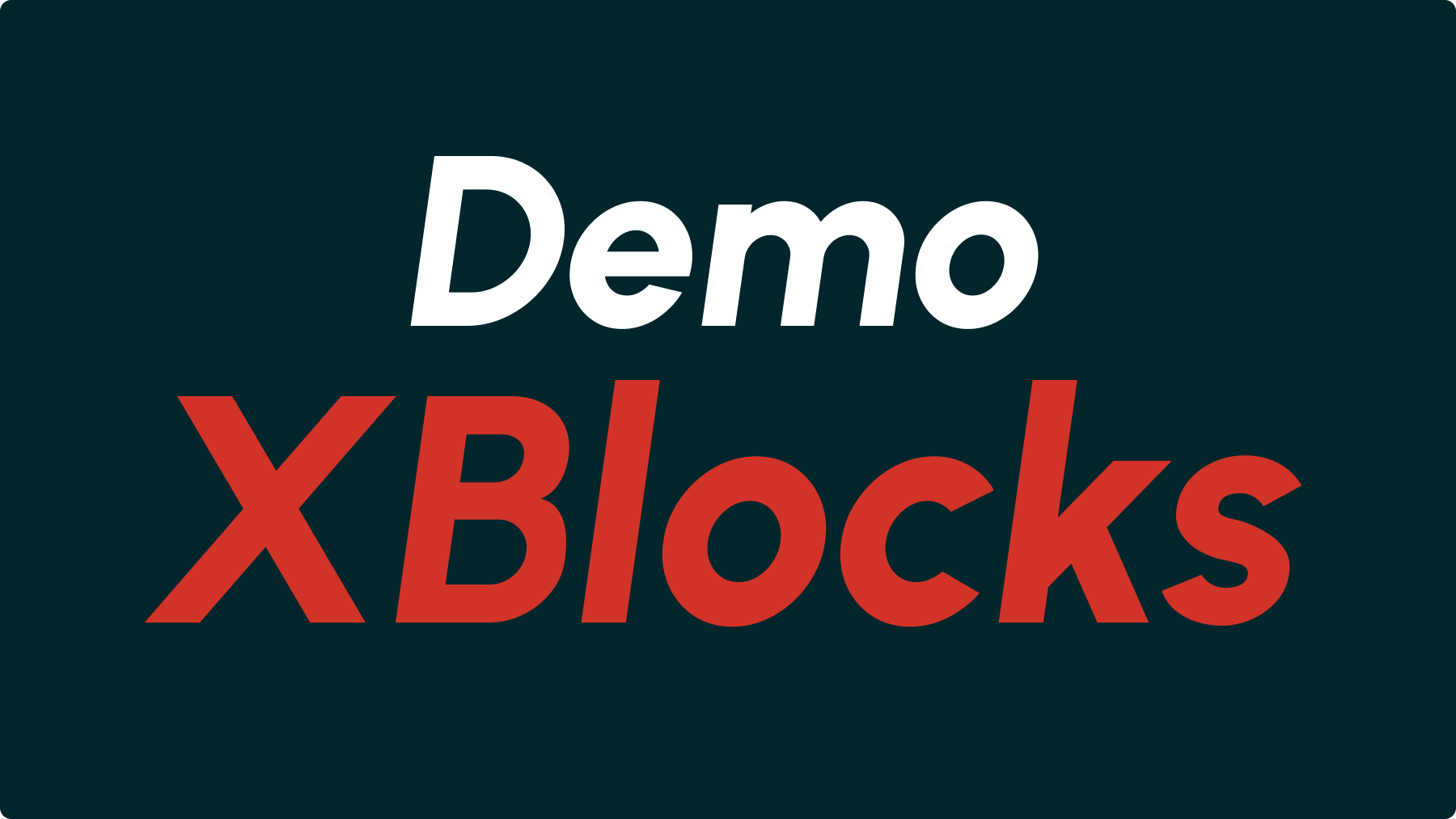 XBlocks xblock